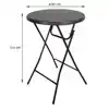 STATAFEL BRASQ 80CM BT100 ZWART