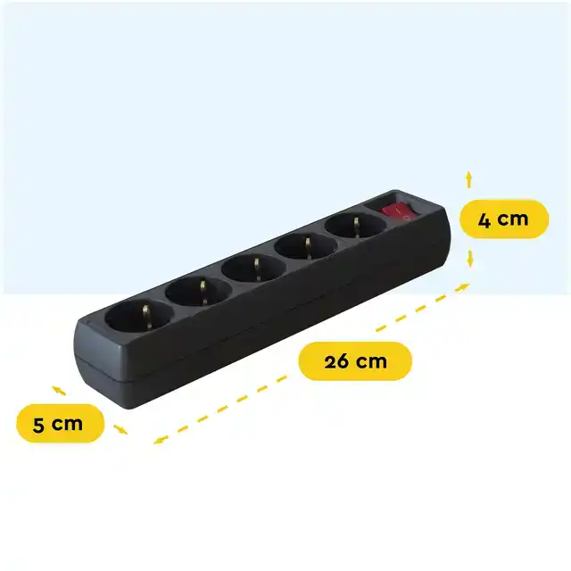 STEKKERDOOS BRASQ 5 VOUDIG 5 METER