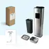 AFVALBAK MET ASBAK BRASQ 20 LITER AT400