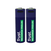 BATTERIJ TRUST USB-C OPLAADBAAR AA 2
