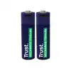 BATTERIJ TRUST USB-C OPLAADBAAR AA 2