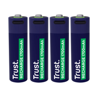 BATTERIJ TRUST USB-C OPLAADBAAR AA 4