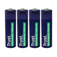 BATTERIJ TRUST USB-C OPLAADBAAR AA 4