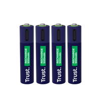 BATTERIJ TRUST USB-C OPLAADBAAR AAA 4