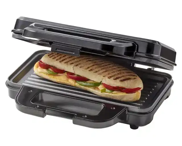 PANINI GRILL TOMADO ZWART RVS