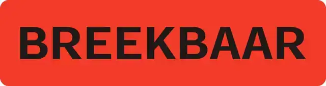 WAARSCHUWINGSETIKET BREEKBAAR 500 STUKS