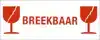 WAARSCHUWINGSETIKET BREEKBAAR/GLAS 500