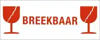 WAARSCHUWINGSETIKET BREEKBAAR/GLAS 500