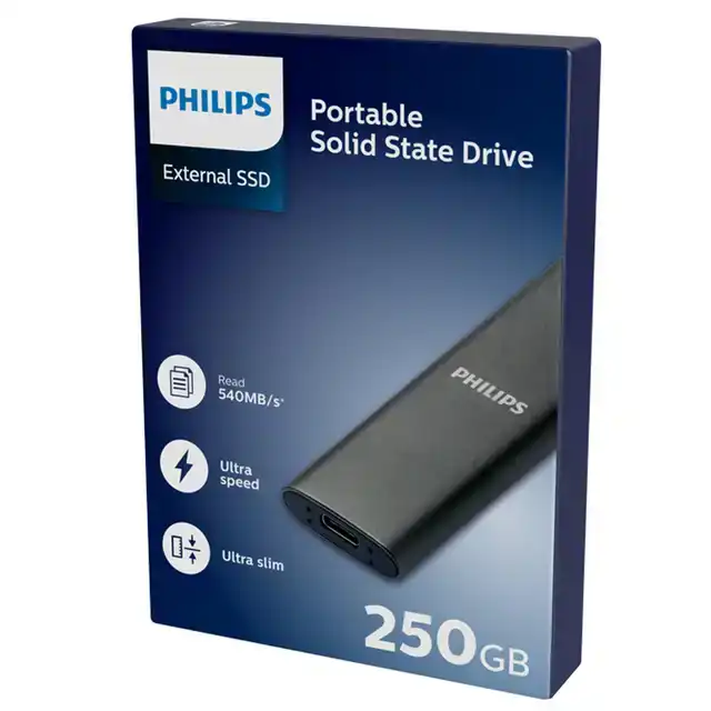 PHILIPS EXTERNAL SSD 250 GB ULTRA SPEED