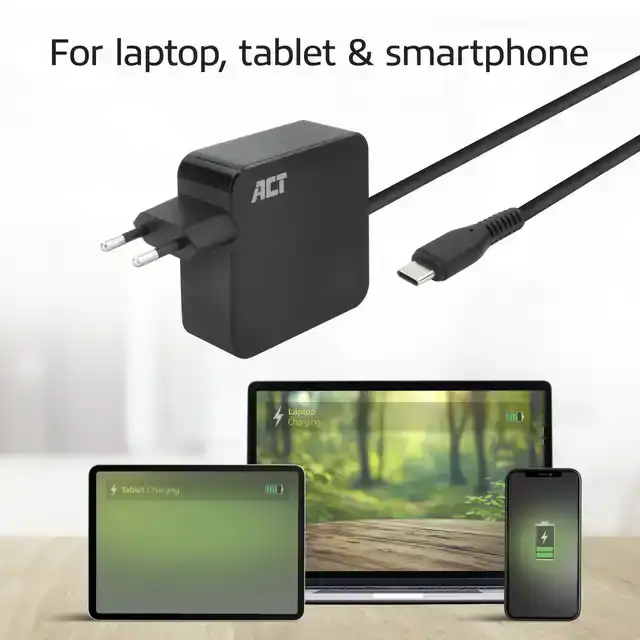 USB-C LAPTOPLADER 65W MET POWER