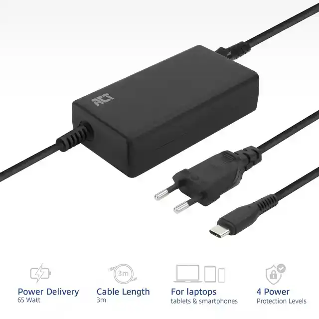 USB-C LAPTOPLADER MET POWER DELIVERY