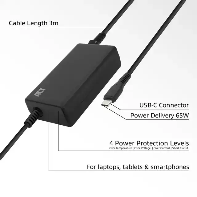 USB-C LAPTOPLADER MET POWER DELIVERY