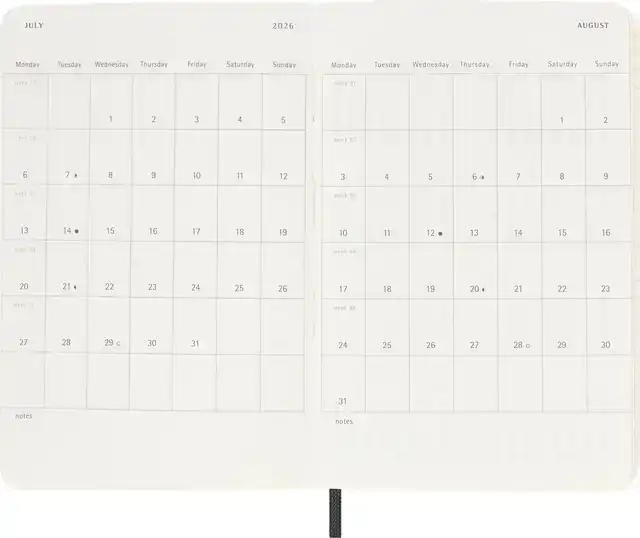 AG25/26 MSK PLAN WEEK 7D/1P POCKET SC