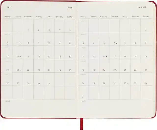 AGENDA 2026 MSK PLAN WEEK 7D/1P POCKET