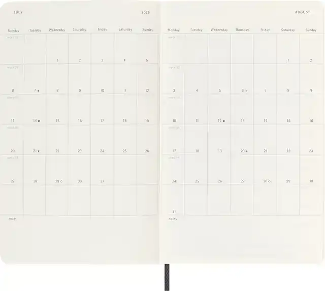 AG25/26 MSK PLAN WEEK 7D/1P L SC BLACK