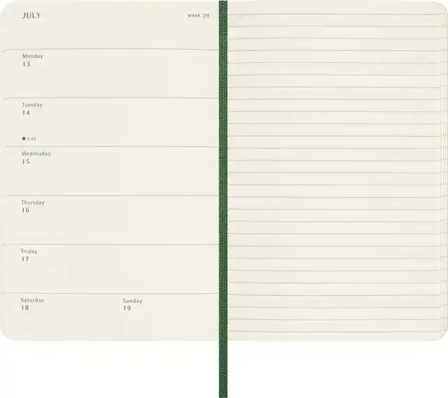 AGENDA 2026 MSK PLAN WEEK 7D/1P POCKET