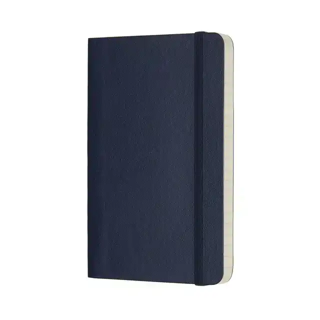 MOLESKINE NOTEBOOK POCKET RULED SAPPHIRE BLUE SOFT