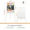 FLIPOVER NOBO PREMIUM PLUS STAAL