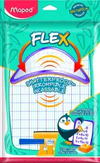 WHITEBOARD MAPED FLEX ONBREEKBAAR