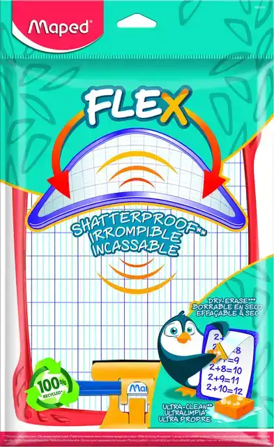 WHITEBOARD MAPED FLEX ONBREEKBAAR