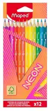 KLEURPOTLOOD MAPED NEON 12 KLEUREN