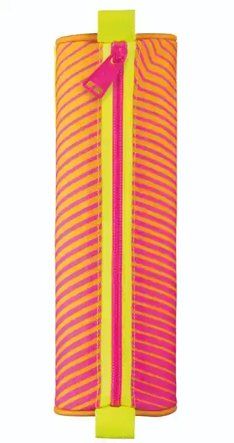 ETUI MAPED NEON ROND ORANJE ROZE