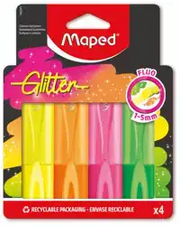 MARKEERSTIFT MAPED GLITTER 4