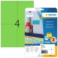 ETIKET HERMA 4564 105X148MM GROEN 80