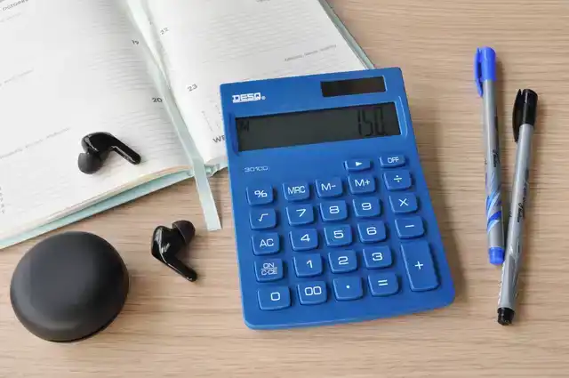 REKENMACHINE DESQ COMPACT NAVY
