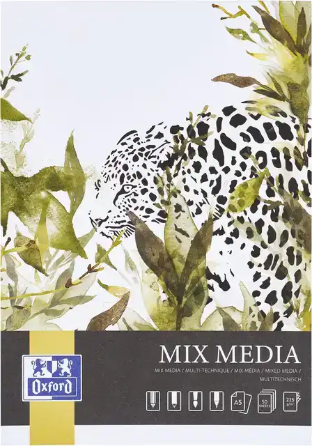 TEKENBLOK OXFORD MIX MEDIA A5 50 VEL
