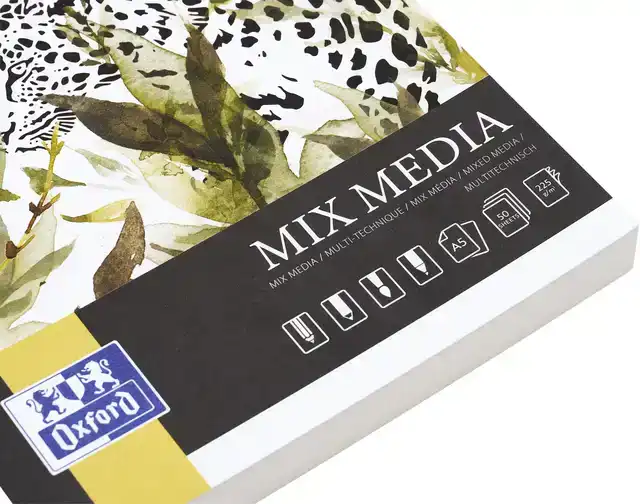 TEKENBLOK OXFORD MIX MEDIA A5 50 VEL