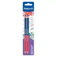 POTLOOD PELIKAN 3MM 2ST ROOD/BLAUW
