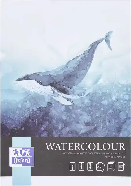 AQUARELBLOK OXFORD WATERCOL A4 20V