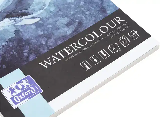AQUARELBLOK OXFORD WATERCOL A4 20V