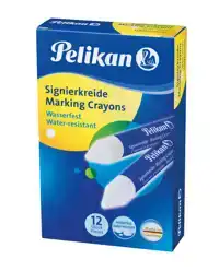 MARKEERKRIJT PELIKAN 762/12 WIT