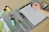 SCHRIJFMAP DESQ A4 VILT MET PAPIERCLIP