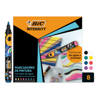 PAINTMARKER BIC INTENSITY ASSORTI 8