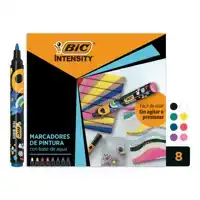 PAINTMARKER BIC INTENSITY ASSORTI 8