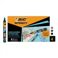 PAINTMARKER BIC INTENSITY ASSORTI 4