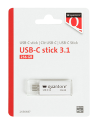 USB-STICK QUANTORE USB-C 256GB 3.1