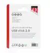 USB STICK 2.0 QUANTORE USB-A 16GB ZWART