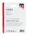 USB-STICK QUANTORE 256GB 2.0 ZWART