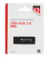 USB STICK 2.0 QUANTORE USB-A 32GB ZWART