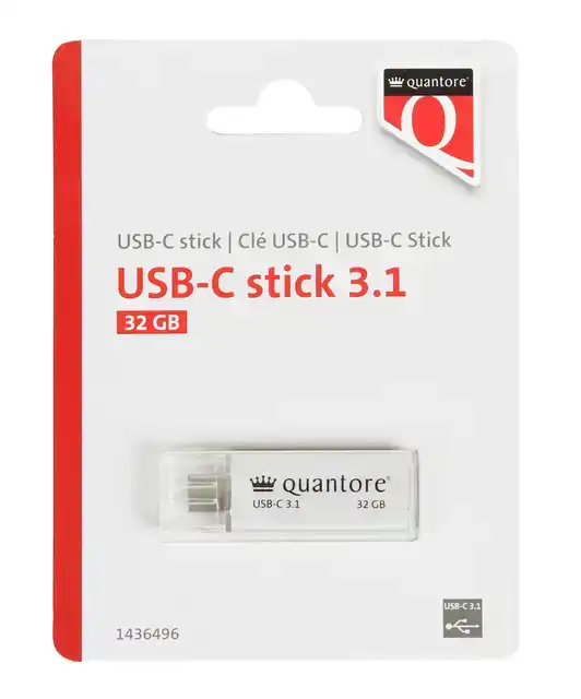 USB STICK 3.1 QUANTORE USB-C 32GB