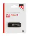 USB STICK 3.0 QUANTORE USB-A 64GB ZWART
