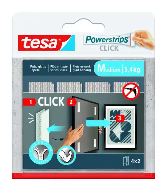KLEEFSTIP TESAÂ POWERSTRIPSÂ CLICK