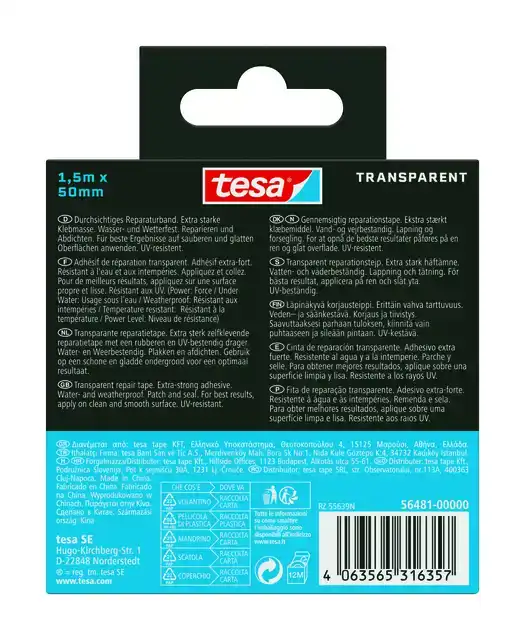 REPARATIETAPE TESA ONDERWATER TR