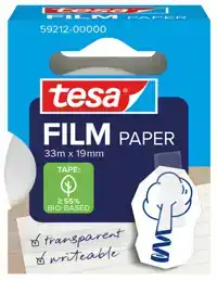 PLAKBAND TESAFILM PAPIER 19MMX33M