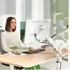 MONITOR EN LAPTOPARM LEITZ ERGO GRIJS