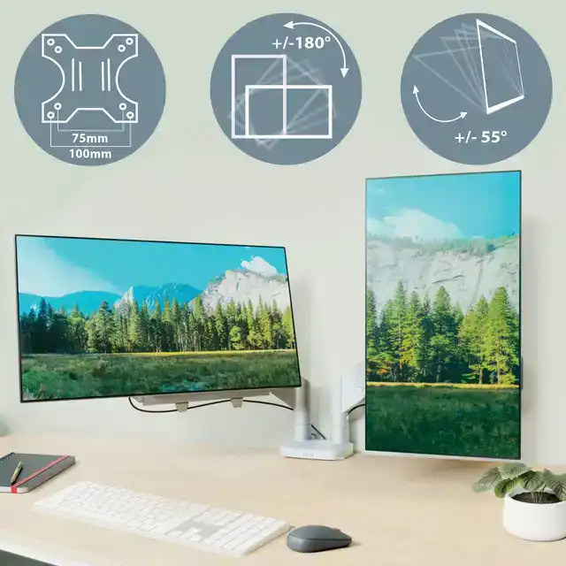 MONITORARM LEITZ ERGO RUIMTEBESPAREND
